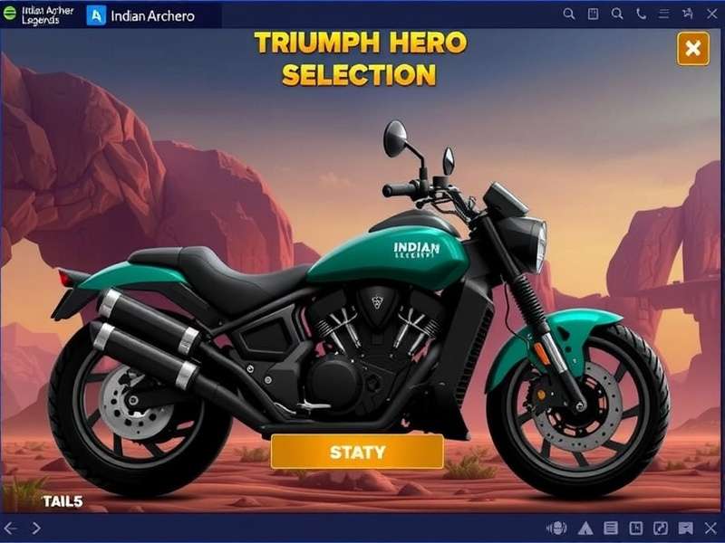 Indian Archero Triumph Legends Hero Selection Screen